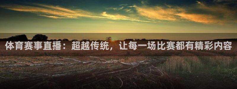 体育赛事直播：超越传统，让每一场比赛都有精彩内容