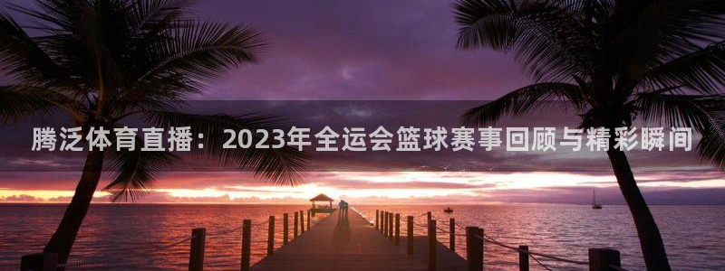 腾泛体育直播：2023年全运会篮球赛事回顾与精彩瞬间